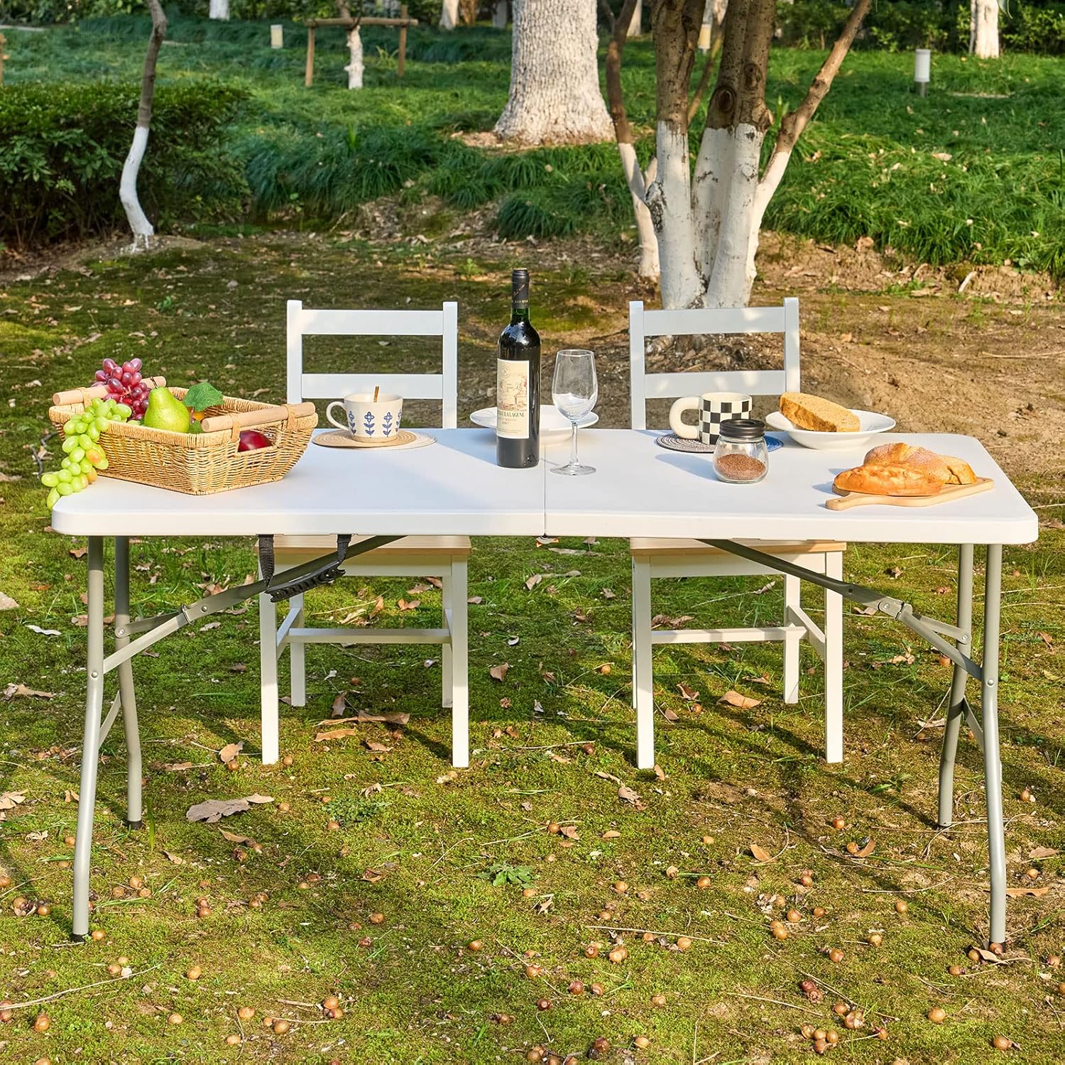 Outdoor party with canopy tent